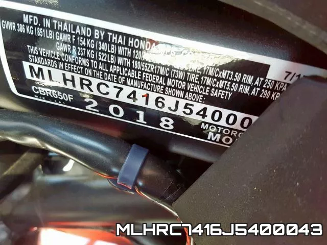 MLHRC7416J5400043 фото 2