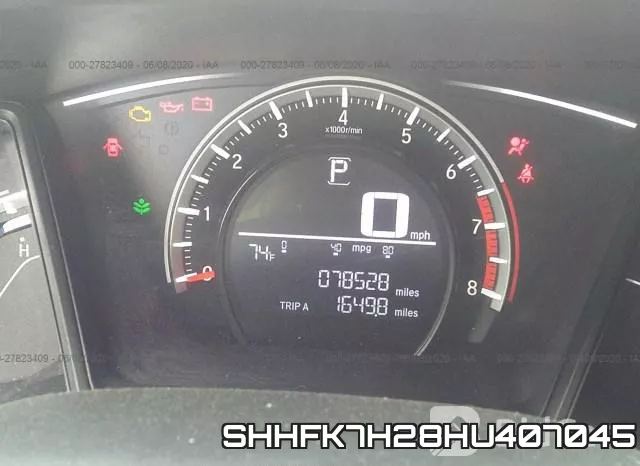 SHHFK7H28HU407045 фото 8