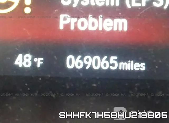 SHHFK7H58HU213805 фото 8