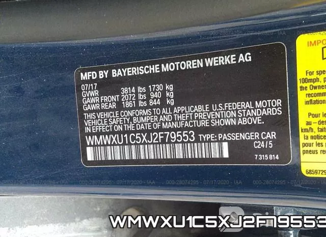 WMWXU1C5XJ2F79553 фото 10