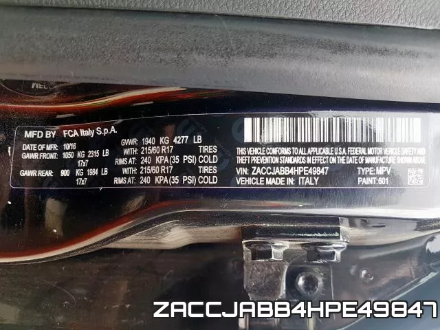 ZACCJABB4HPE49847 фото 2
