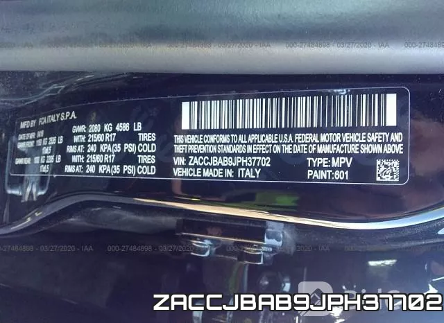 ZACCJBAB9JPH37702 фото 10