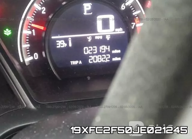 19XFC2F50JE021245 фото 8