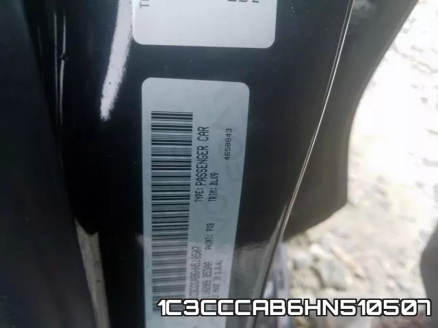 1C3CCCAB6HN510507 фото 2