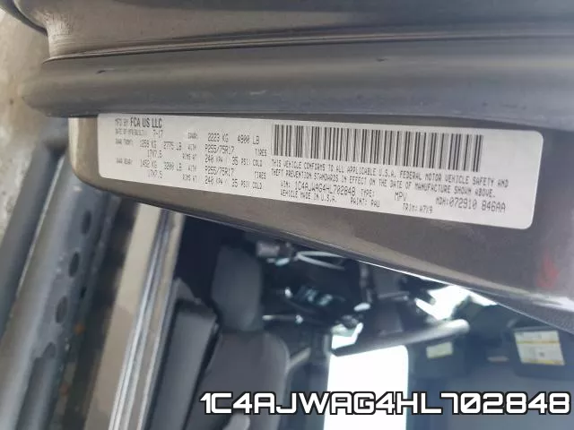1C4AJWAG4HL702848 фото 2