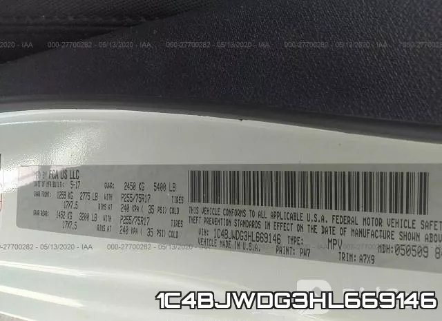 1C4BJWDG3HL669146 фото 10