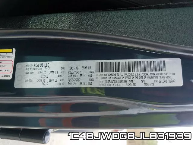 1C4BJWDG8JL831939 фото 2