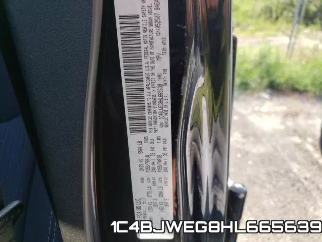 1C4BJWEG8HL665639 фото 2
