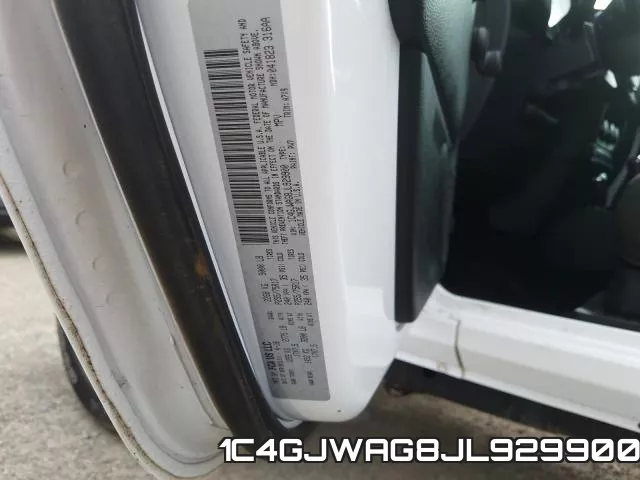 1C4GJWAG8JL929900 фото 2