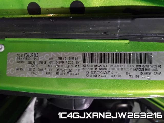 1C4GJXAN2JW263216 фото 2