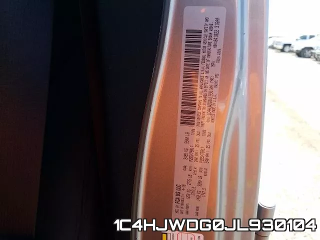 1C4HJWDG0JL930104 фото 2