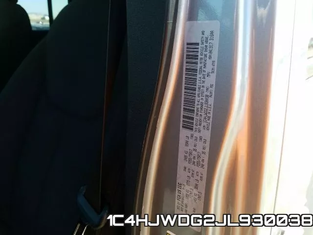 1C4HJWDG2JL930038 фото 2
