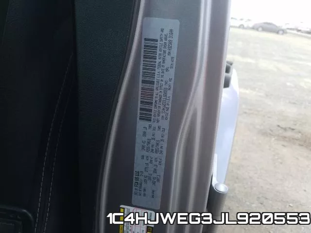 1C4HJWEG3JL920553 фото 2