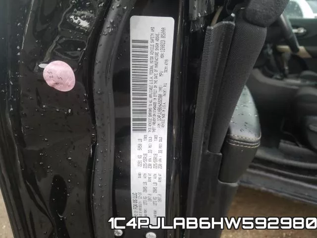 1C4PJLAB6HW592980 фото 2