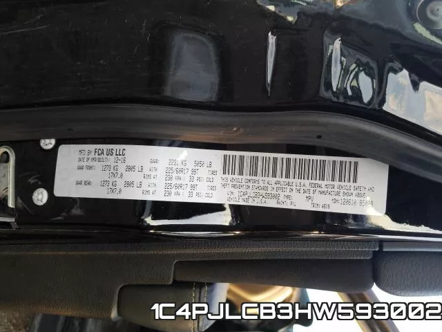 1C4PJLCB3HW593002 фото 2