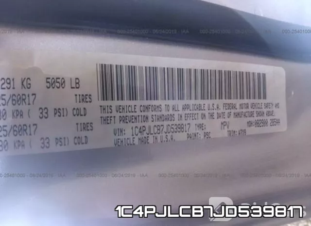 1C4PJLCB7JD539817 фото 10