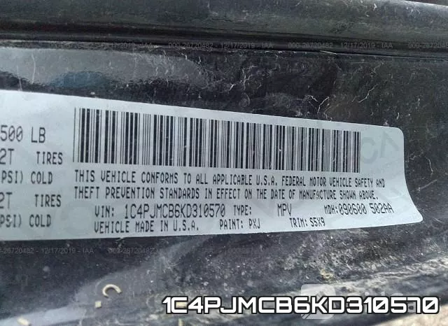 1C4PJMCB6KD310570 фото 10