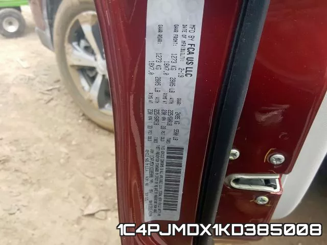 1C4PJMDX1KD385008 фото 2