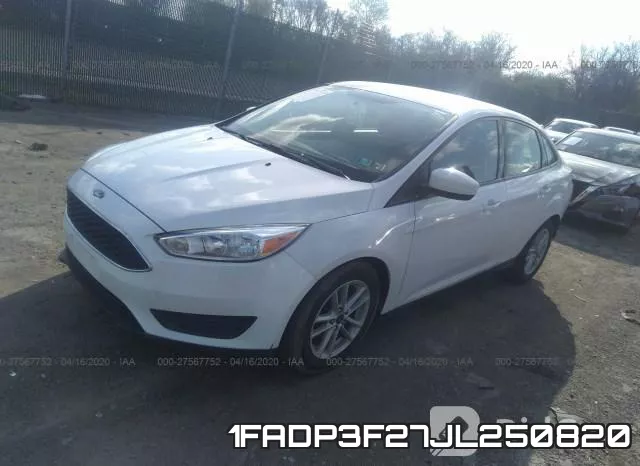 1FADP3F27JL250820 фото 3