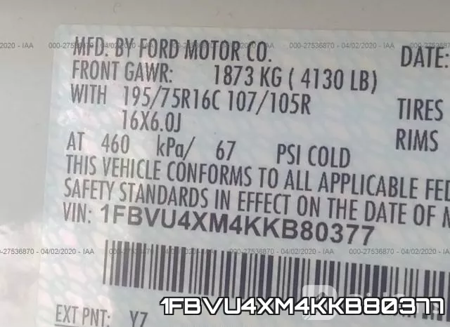 1FBVU4XM4KKB80377 фото 10