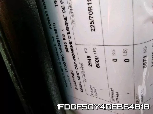 1FDGF5GY4GEB64818 фото 2