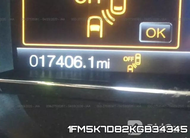 1FM5K7D82KGB34345 фото 8