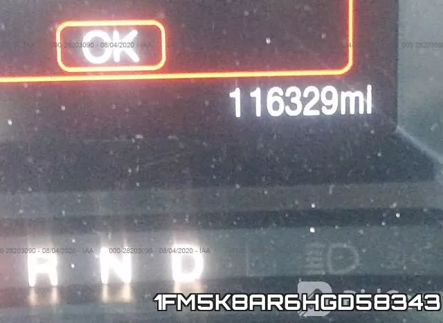 1FM5K8AR6HGD58343 фото 8