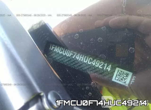 1FMCU0F74HUC49214 фото 10