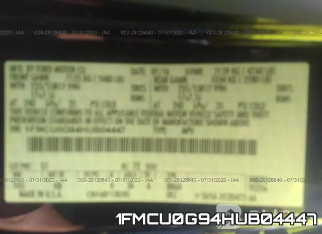 1FMCU0G94HUB04447 фото 10