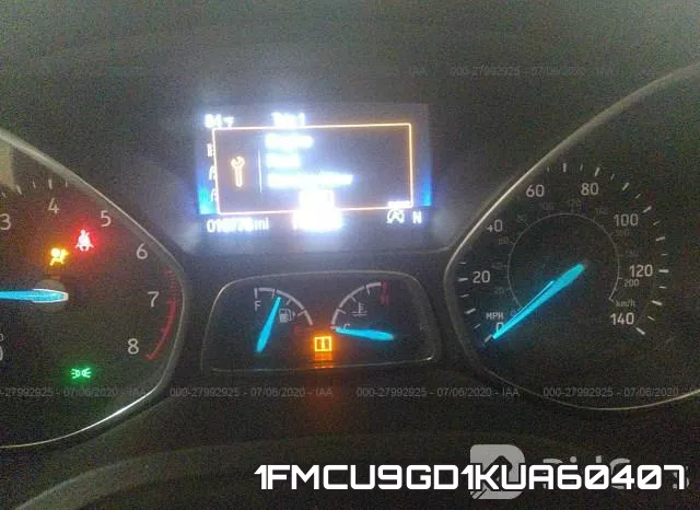 1FMCU9GD1KUA60407 фото 8