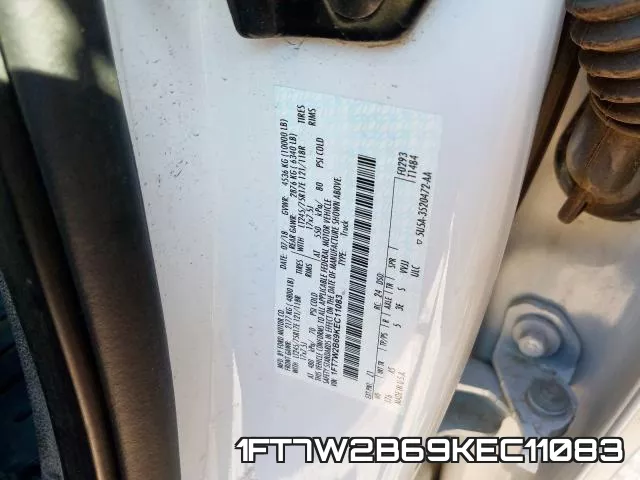 1FT7W2B69KEC11083 фото 2