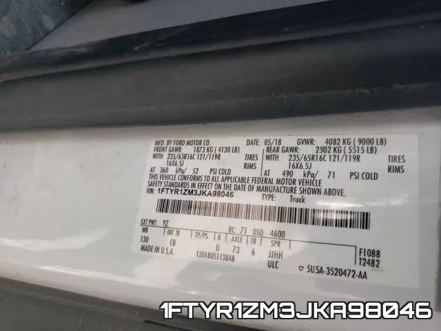 1FTYR1ZM3JKA98046 фото 2