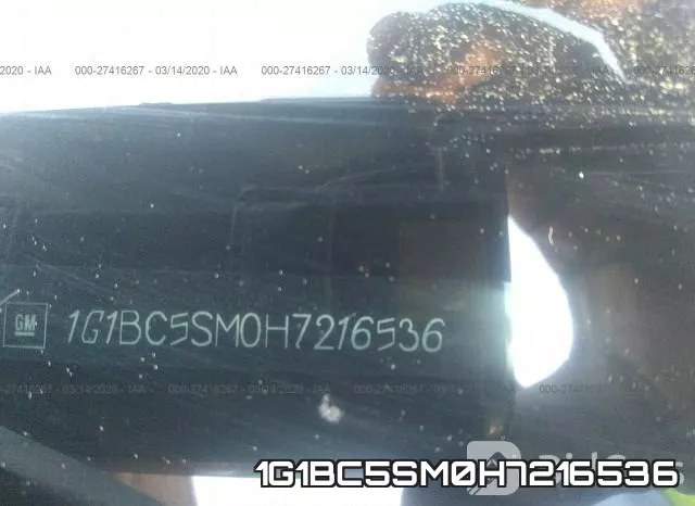 1G1BC5SM0H7216536 фото 10
