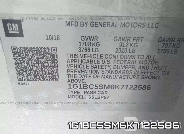 1G1BC5SM6K7122586 фото 10