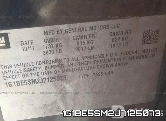 1G1BE5SM2J7125073 фото 10