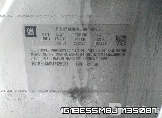 1G1BE5SM8J7135087 фото 10