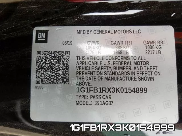 1G1FB1RX3K0154899 фото 2