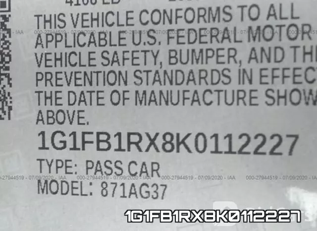 1G1FB1RX8K0112227 фото 10