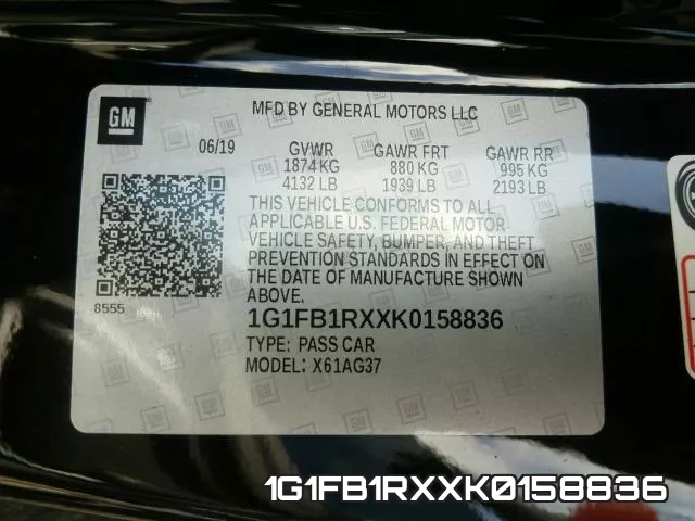 1G1FB1RXXK0158836 фото 2