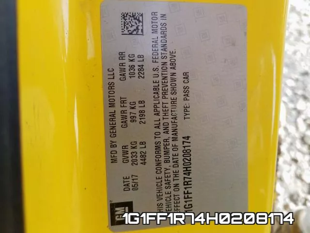 1G1FF1R74H0208174 фото 2
