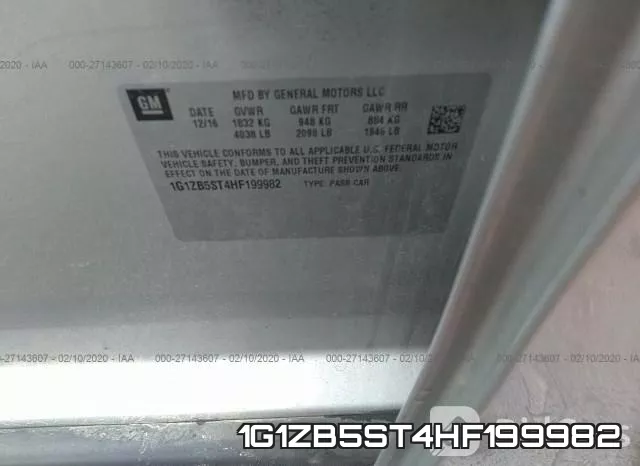 1G1ZB5ST4HF199982 фото 10