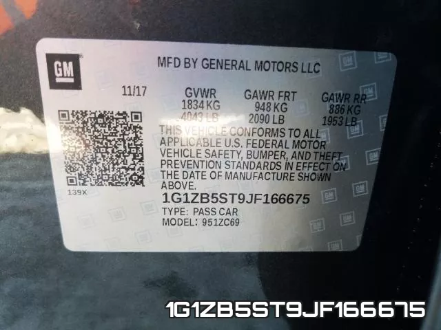 1G1ZB5ST9JF166675 фото 2