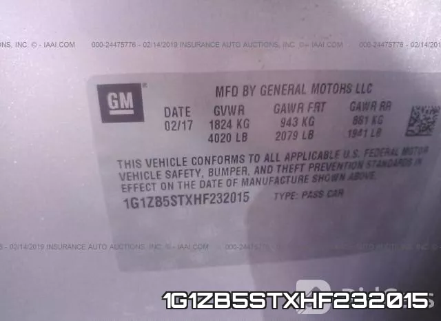 1G1ZB5STXHF232015 фото 10