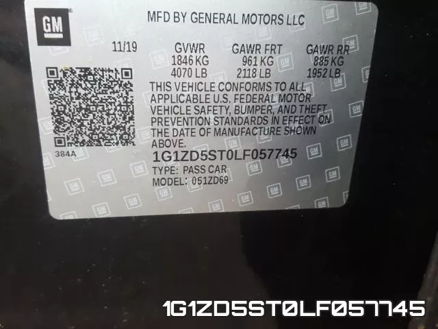 1G1ZD5ST0LF057745 фото 2