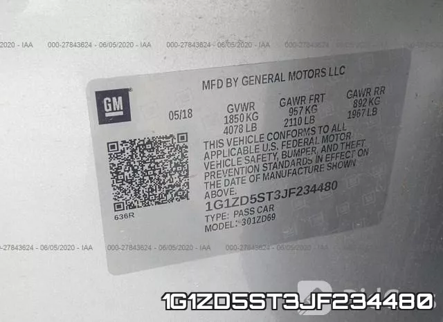 1G1ZD5ST3JF234480 фото 10