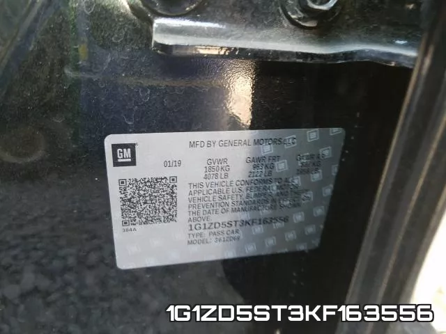 1G1ZD5ST3KF163556 фото 2