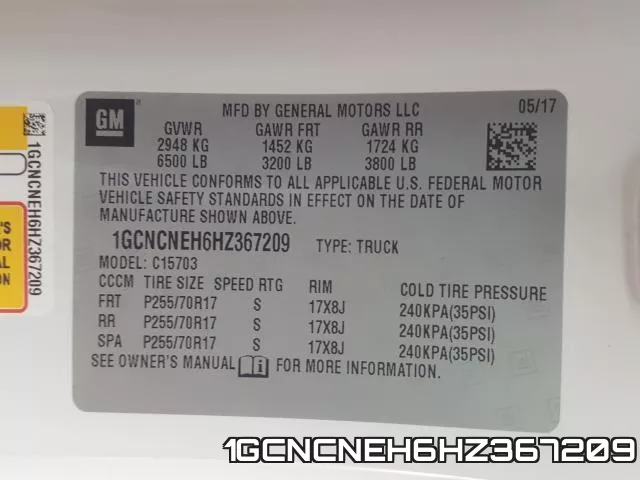 1GCNCNEH6HZ367209 фото 2