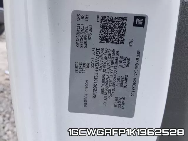 1GCWGAFP1K1362528 фото 2