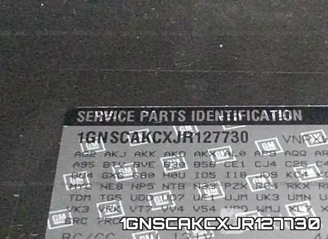 1GNSCAKCXJR127730 фото 10