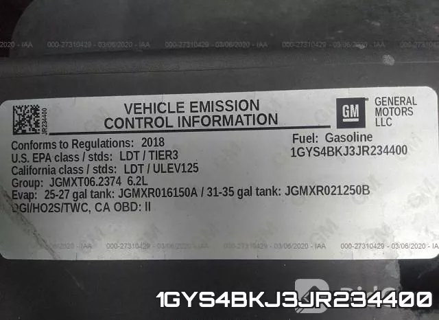 1GYS4BKJ3JR234400 фото 10